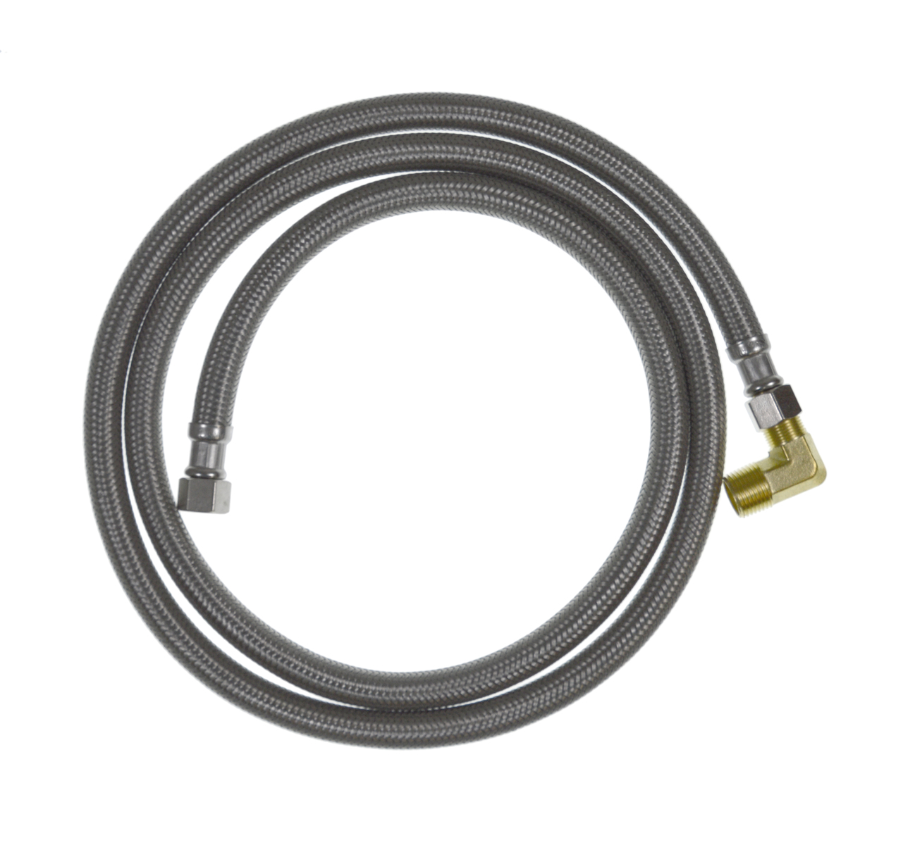 3241-600 - Genuine OEM Aqua-Dynamic Universal 60" Dishwasher Supply Line, Includes 2 Elbows, Stainless